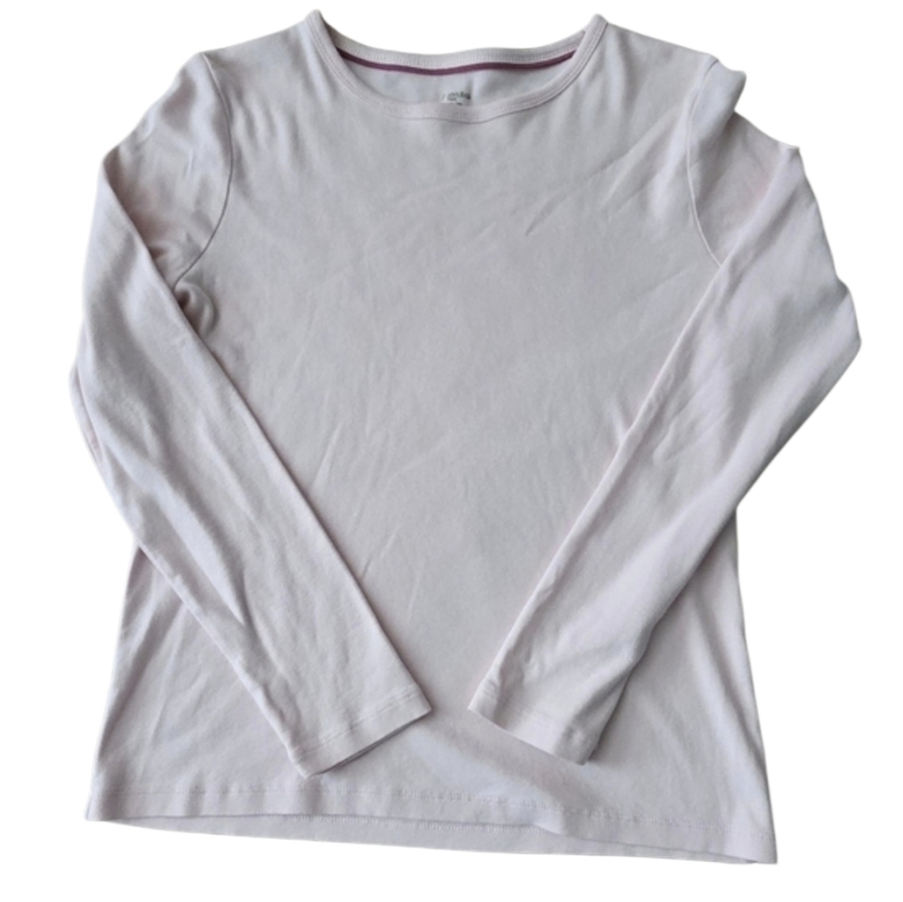 St. John's Bay Light Pink Long Sleeve Classic Tee, SP